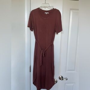 Z Supply Rust/Red Midi Dress
